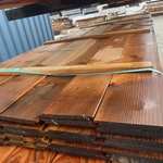 Ca. 35x Douglas wisselsponning, 18x190mm, lengte 500cm